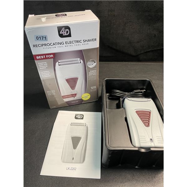 1 4D Reciprocating Electric Shaver for Men - New