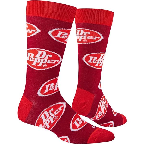 3 Pairs of Dr. Pepper Funny Socks for Men/Women - New