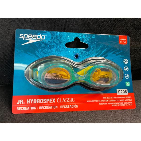 1 Speedo Jr. Hydrospex Classic Recreation Swim Goggles - (Junior 6-14) - New