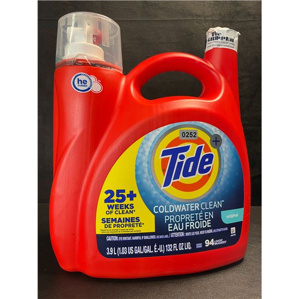 1 Tide Coldwater Clean Original Liquid Laundry Soap - 3.9L/94 Loads - New