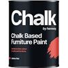 Image 1 : 1 Hemway Chalk Based Furniture Paint - Lobster Red (1L) - For Interior/Exterior Home Decor - New