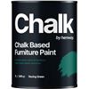 Image 1 : 1 Hemway Chalk Based Furniture Paint - Racing Green (1L) - For Interior/Exterior Home Decor - New