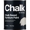 Image 1 : 1 Hemway Chalk Based Furniture Paint - Stone Grey (1L) - For Interior/Exterior Home Decor - New