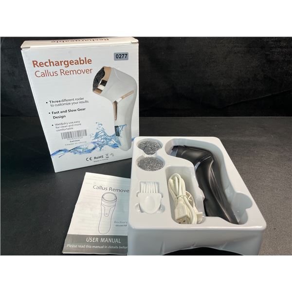 1 Rechargeable Callus Remover; Wet & Dry Use for Pedicures/Feet - Brand New