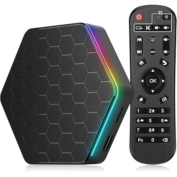 1 Android 12.0 TV Box; 4GB Ram 32GB ROM 6K WiFi 2.4GHz Android Box - Brand New