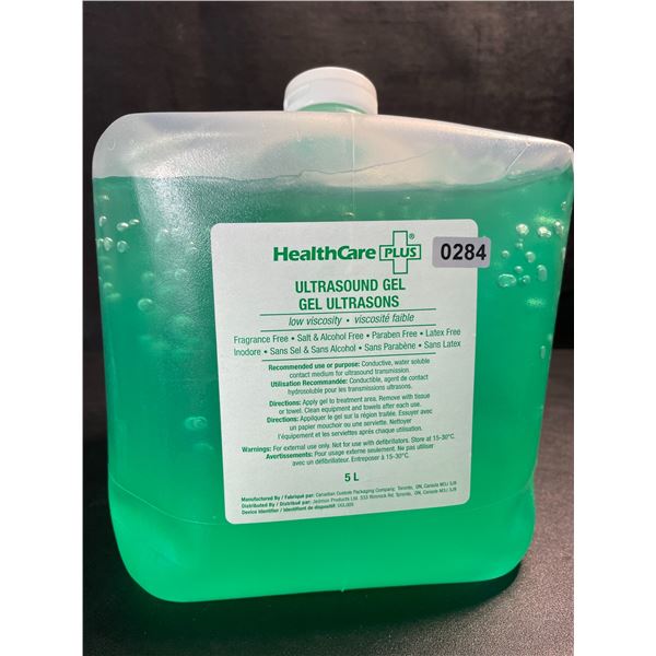 1 HealthCare Plus Ultrasound Gel - Large 5L Jug - New