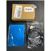 Image 1 : 1 Portable External Hard Drive - 2TB - Blue - New