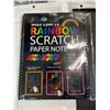 Image 4 : 3 Rainbow Scratch Paper Art Kits - 2 Notebooks Per Pack/6 Total - New