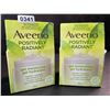 Image 1 : 2 Aveeno Positively Radiant Facial Gel Moisturizer - Hydrates + Brightens - 48g Each - New