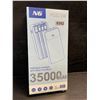 Image 2 : 1 N6 High-Power Portable Power Bank/Charger (35,000mAh) w/ Built-In Charge Cables - New Sealed!