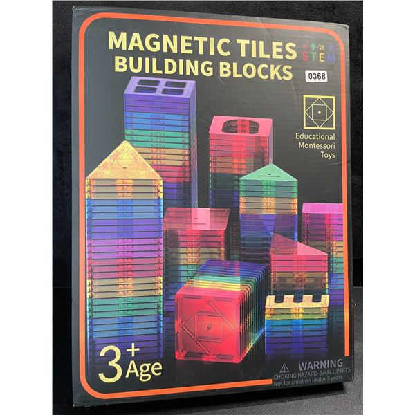 1 Magnetic Tiles Building Blocks STEM Toy Set (Ages 3+) - Brand New