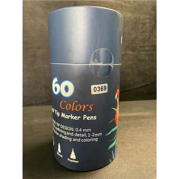Ohuhu 60 Colour Dual-Tip Artist Markers Set - Brand New