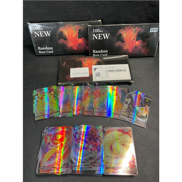 3 Boxes of Pokemon Fan-Art Holo Cards - 100 Per Box - New
