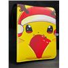 Image 1 : 1 Leather Premium Pokemon Card Storage Binder - Pikachu Design - New