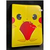 Image 1 : 1 Leather Premium Pokemon Card Storage Binder - Pikachu Design - New