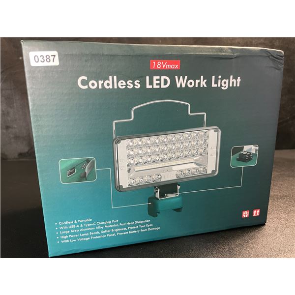 1 Cordless LED Work Light - 18VMax - New in Box
