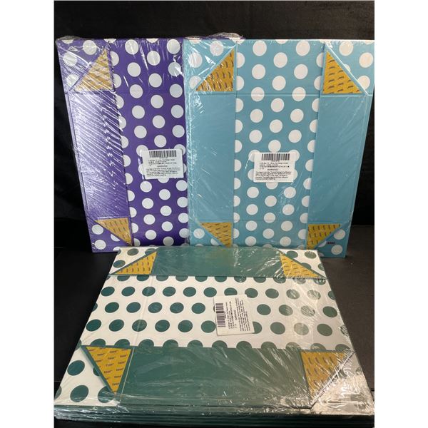 3 5-Packs of Heavy-Duty Gift Boxes w/ Magnetic Lids  - Large 13.5" x 10" x 3.5" Size; Assorted - New