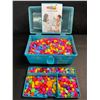 Image 1 : 700PC Pop Beads Jewelry Making Kit/Arts & Crafts Bead Kit - Blue - New