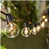 Image 5 : 25FT Outdoor Patio String String Lights - Hanging String Lights for Outdoors/Patios - New in Box