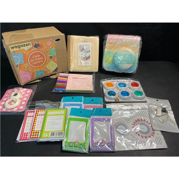 1 Instax Mini 9 Camera Case & Accessories Set (Album, Filters, Mini Photo Frames, etc.) - Brand New
