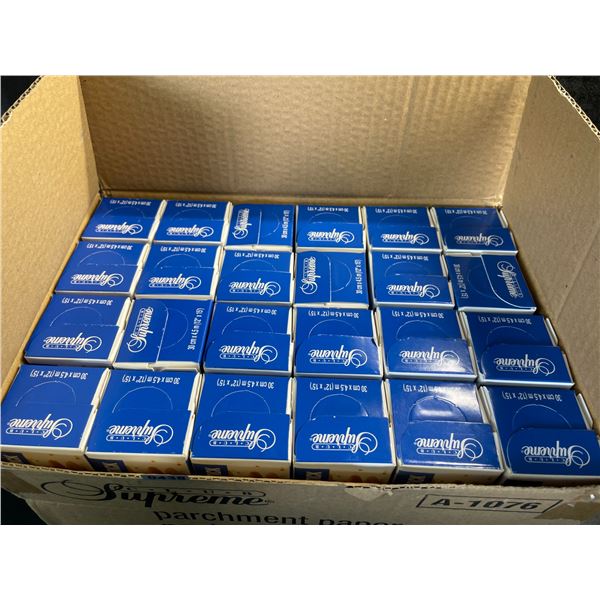 Box of 24 Rolls of Parchment Paper - 15FT Per Roll (12" x 15ft Size) - Brand New