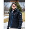 Image 7 : 1 ORORO Men's Heated Jacket with Detachable Hood and Rechargeable Battery Pack - Size L - New