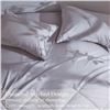 Image 2 : 1 NexHome 7PC King Size Comforter Set/Bed in a Bag (102 x 90") - Light Grey - New in Box!