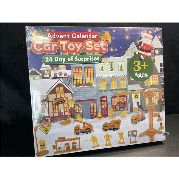 1 Advent Calendar Car Toy Set - 24 Days of Surprises (Ages 3+) - New