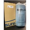 Image 3 : 1 Bedsure Sherpa Fleece Ultra Soft King-Size Blanket (108 x 90") - Baby Blue - New in Box!