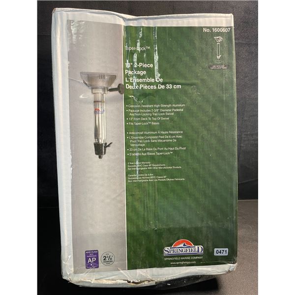 1 Springfield Marine 1600607 Taper-Lock Pedestal & Swivel Package - 13", non-locking - New