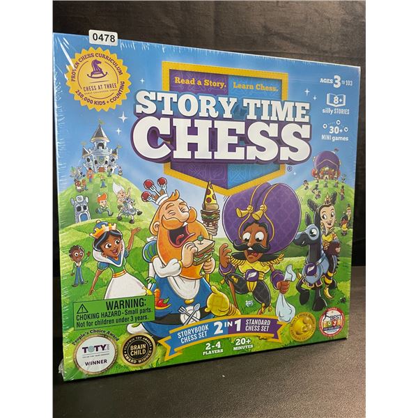 1 Story Time Chess The Game 2021 Toy of The Year Award Winner! - Great Beginners Chess Set - New