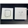 Image 1 : 1 Pair of TWS Airpod-Style Wireless Earbuds with Charging Case - White - New