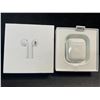 Image 1 : 1 Pair of TWS Airpod-Style Wireless Earbuds with Charging Case - White - New