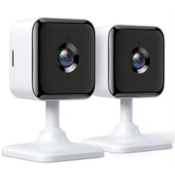 Teckin 2-Pack 1080P HD WiFi Indoor Security Cameras - New Sealed