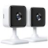 Image 1 : Teckin 2-Pack 1080P HD WiFi Indoor Security Cameras - New Sealed