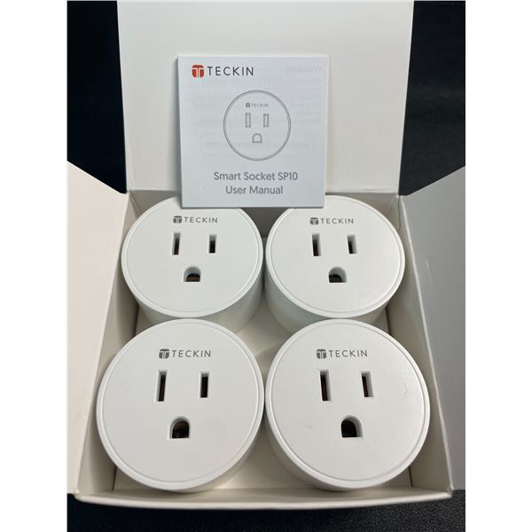 Teckin 4PC Smart Wifi Sockets/Outlets - Wirelessly Control Your Outlets Anywhere - New