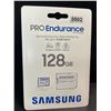 Image 1 : 1 Samsung Pro Endurance 128GB MicroSD Memory Card with Adapter - New Sealed