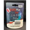 Image 1 : 1 Samsung Evo Plus 512GB MicroSD Memory Card with Adapter - New Sealed