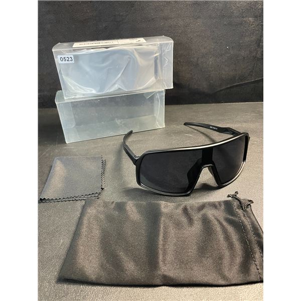 2 Pairs of Sunglasses - Black Frame - New