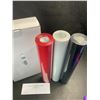 Image 3 : 3 Rolls of HTV Heat Transfer Vinyl (12" x 20FT Per Roll) for DIY Heat Press Crafts - New