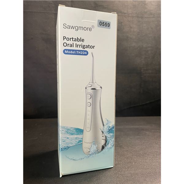 1 Portable Oral Irrigator/Cordless Water Flosser for Cleaning Teeth (Model: TH2D4) - Brand New