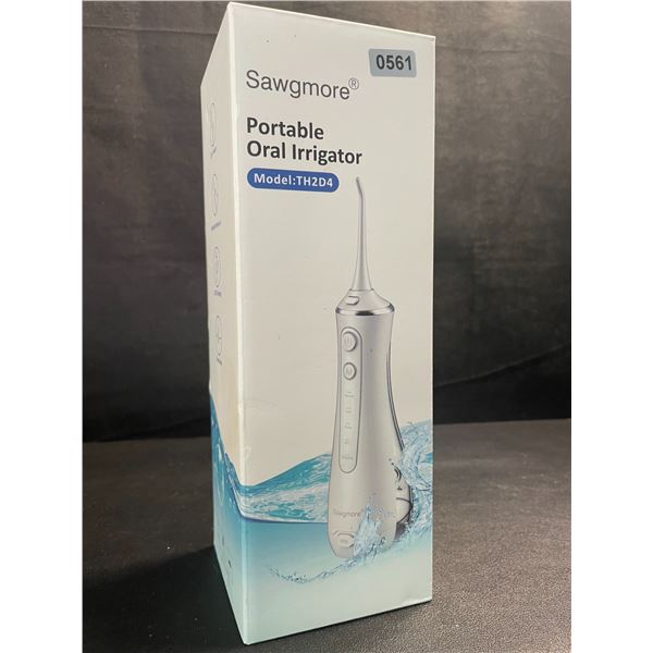 1 Portable Oral Irrigator/Cordless Water Flosser for Cleaning Teeth (Model: TH2D4) - Brand New