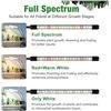 Image 2 : 2-Pack of LED Plant Grow Lights - 6000K Full Spectrum Grow Lamps with Clips & 3 Modes - New