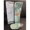 Image 1 : 1 Silicone Kitchen Utensils Set with Holder - Mint Green - New