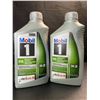 Image 1 : 2 Mobil1 0W-20 Advanced Full Synthetic Motor Oils - 946ml Each - New