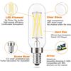 Image 6 : 8-Pack of LED 40W T8 E12 Base Light Bulbs - Natural White; 4000K - New