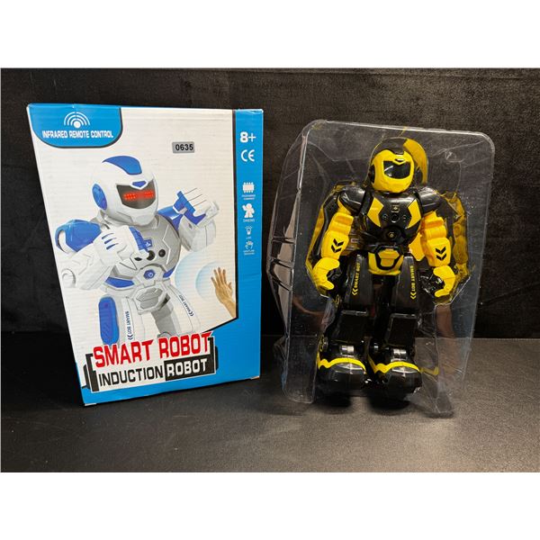 1 Smart Induction Robot Toy with Gesture Control - Yellow - New