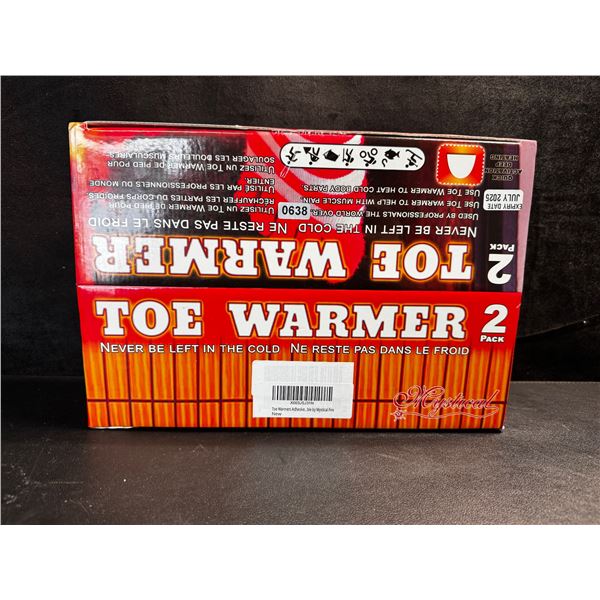1 Box of 40 2-Packs of Toe/Feet Warmers - New