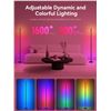 Image 2 : 1 Smart Wifi RGB Corner Lamp with App Control and Remote - 16 Million Colour Combinations - New
