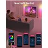 Image 3 : 1 Smart Wifi RGB Corner Lamp with App Control and Remote - 16 Million Colour Combinations - New
